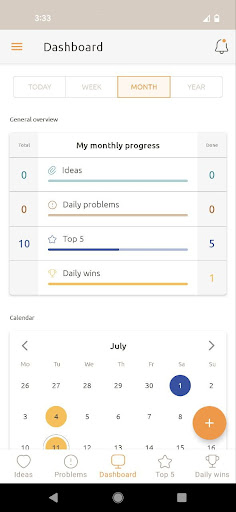 Android application Mega Accountability screenshort