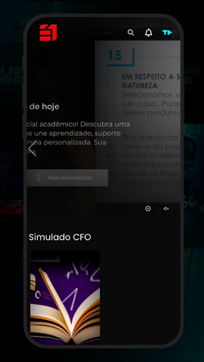 Android application e-One Educacional screenshort