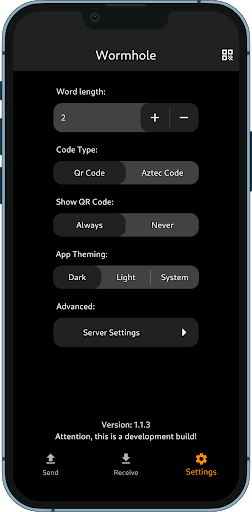 Wormhole File Transfer Screenshot 3 - AppWisp.com