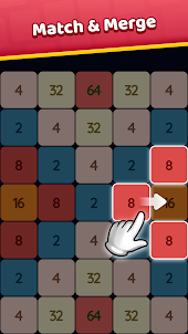 2048 Match & Merge Number Game