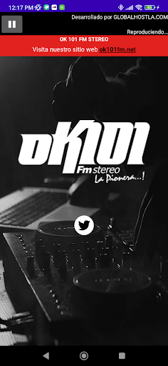 Android application OK 101 FM STEREO screenshort