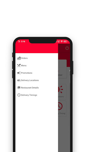 Android application EatEasy (Merchant) screenshort