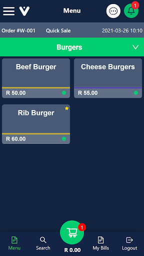 VPOS Screen 2