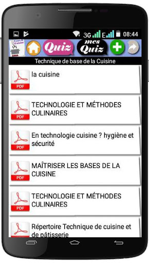 Cours de Cuisine Screen 2