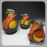 Pottery Design With Colour icon