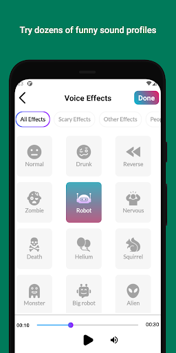 Great Voice Changer Screen 2