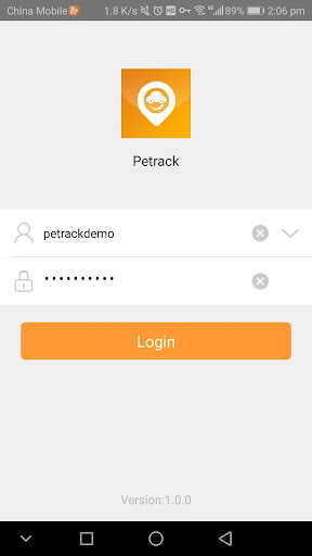 Android application Petrack screenshort