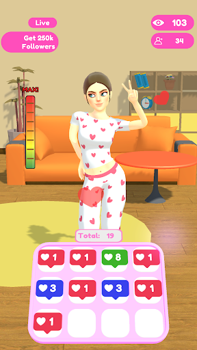 Android application Influencer Life! screenshort