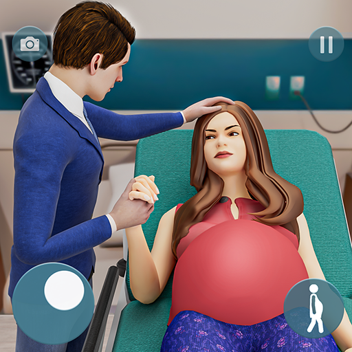 Real Pregnant Mom Life Sim 3D Logo