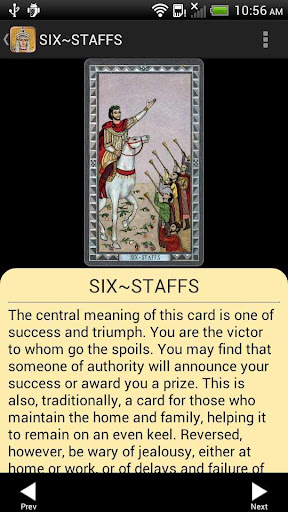 Screenshot of The Byzantine Tarot