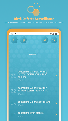 Android application Quick Reference Handbook screenshort