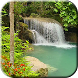 Tropical waterfall Video LWP icon