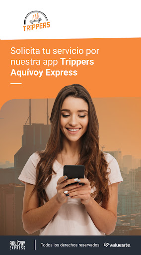 Android application Trippers Aquívoy Express screenshort