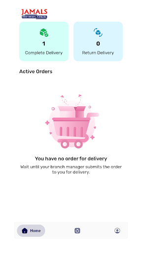 Android application Jamal Bakers: Delivery Partner screenshort