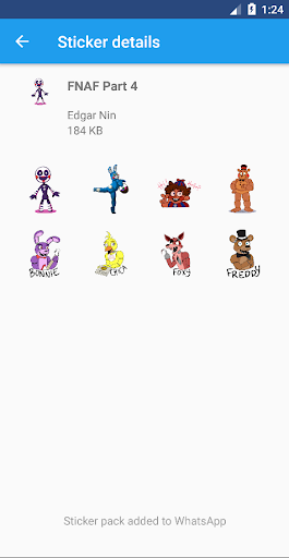 WAStickers - Fnaf Stickers