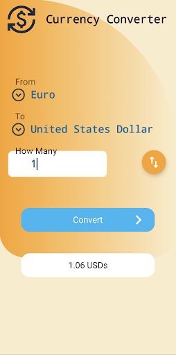 Currency Convert Screen 3