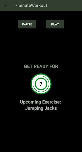 7 Minute Workout Screen 3