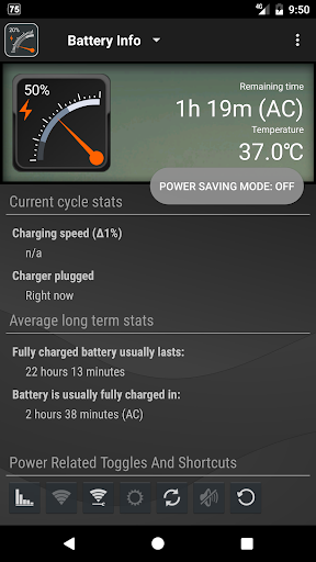 Gauge Battery Widget Screen 2