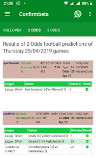 Football Predictions by Experts - Confirmbets 2.0 APK screenshots 4