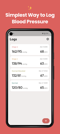 BP Log - Blood Pressure Diary Screenshot 1 - AppWisp.com