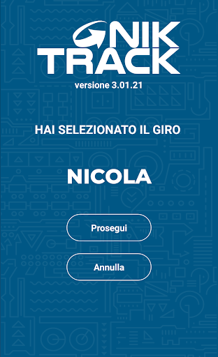 Android application NikTrack screenshort