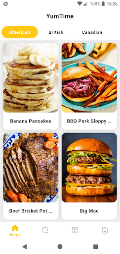 YumTime Screen 2