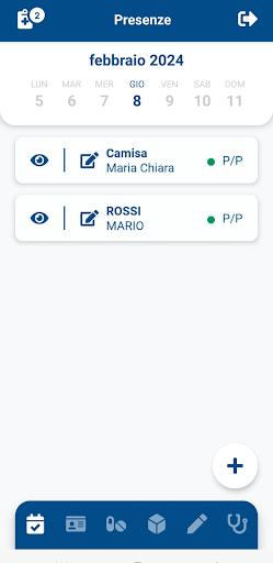 Android application Gestione Ospiti screenshort