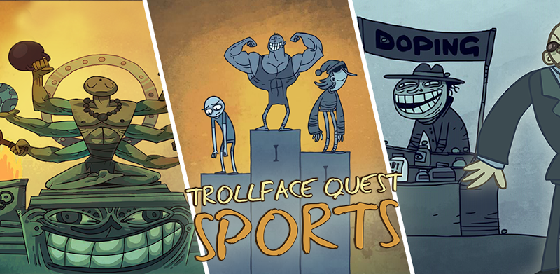 Troll Face Quest Sports Puzzle
