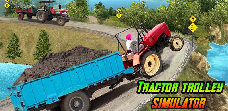 Tractor Trolley Farming Simulation Offroad Truck