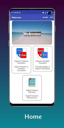 Android application English To Cebuano Translator screenshort