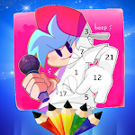 Cover Image of 下载 Friday Night Funkin Color By Number 1.0 APK