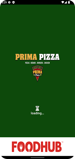 Android application Prima Pizza screenshort