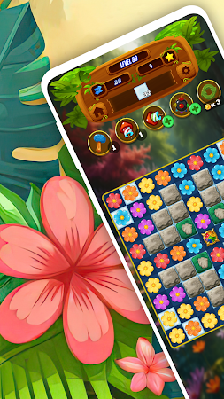 Game screenshot Соедини три цветка mod apk