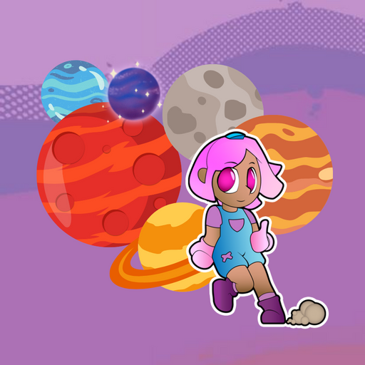 Pink Head - Planets logo