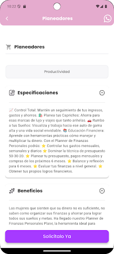 Plan del Alma app