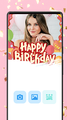 Android application Birthday Photo Frames Editor screenshort
