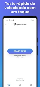 Teste de WiFi 4G 5G SpeedSmart 5