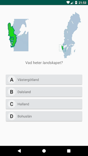 Lär dig Sveriges geografi