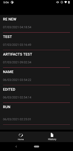 Heart Rate Variability Logger Screen 2