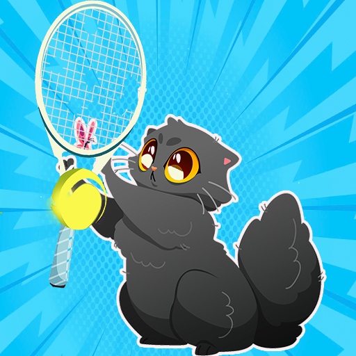 Cat tennis - Tater tot racket