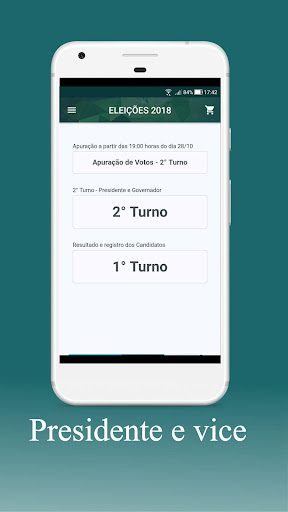 Resultado Eleições 2018 Screen 2