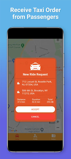 Flutter Taxi Driver Screen 3