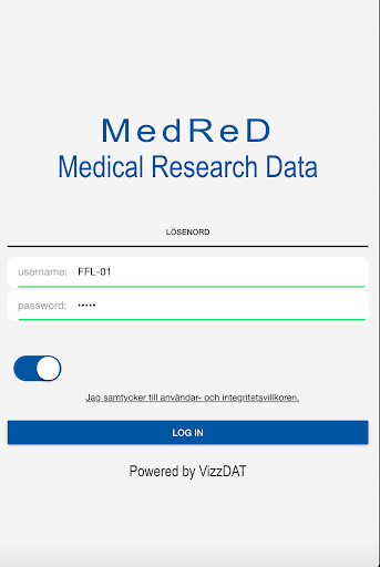 Android application MedReD screenshort