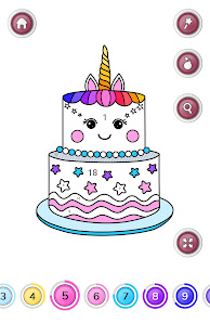 Girls Coloring Book - Color by Number for Girls 2.3.0.1 screenshots 9