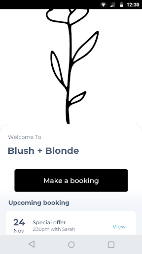 Android application Blush + Blonde screenshort