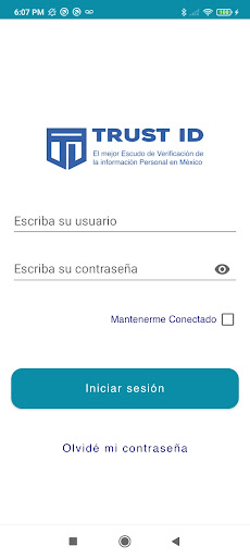 Android application Trust ID Checker screenshort