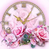 Roses Clock Live Wallpaper icon