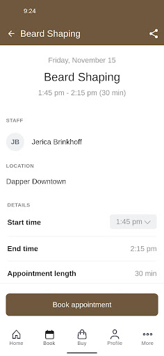 DAPPER BARBER CLUB Screenshot 3 - AppWisp.com