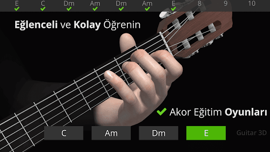 Guitar 3D - Temel Akorlar Screenshot