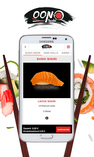 Oono Sushi Screen 2